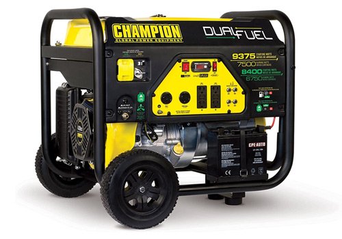 Best Dual Fuel Generator - Champion 7500